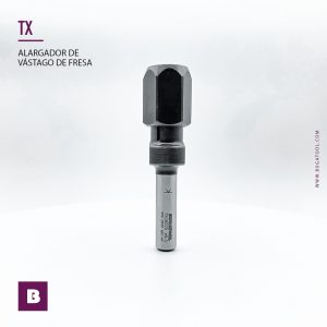 Alargador de vástago para fresas S8 con vástago S8 mm