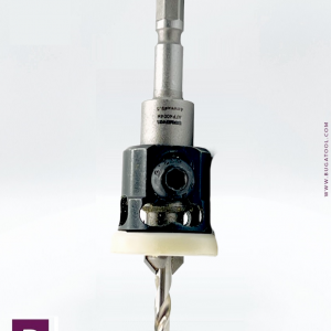 Avellanador de baja fricción con tope de profundidad compatible FESTOOL broca HSS de 4 mm