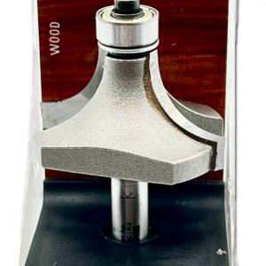 Fresa industrial de radio 15 mm con 2 cuchillas con vástago S8 para fresadora de mano