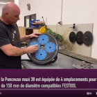 lijadora de 380 mm de diametro