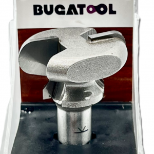 Fresa de tiradores Finger grip con vástago S12 y 2 cuchillas para fresadora de mano