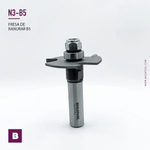 Fresa S12 para ranurar los cantos con 5mm de altura de corte para fresadora de mano