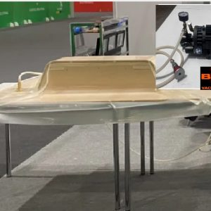 Bolsa de vacío para chapar y curvar madera de 200x135 cm con bomba de vacío BUSCH 8 m3/h