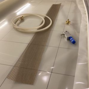 Bolsa de vacío para chapar y curvar madera 300x135 cm con generador de vacío Venturi y vacuómetro incluido