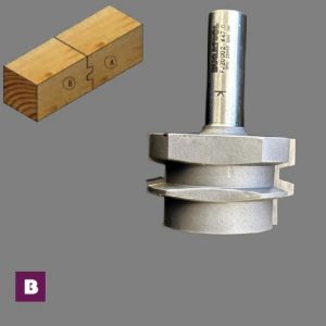 Fresa de ensamblar 2 en 1 con vástago S12 para fresadora de mano