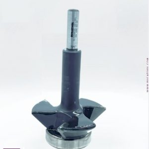 Fresa para avellanar desagües en superficies sólidas con vástago S12 para fresadora de mano