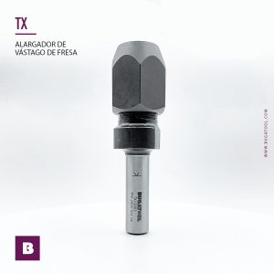 Alargador de vástago para fresas S12 con vástago S12 mm