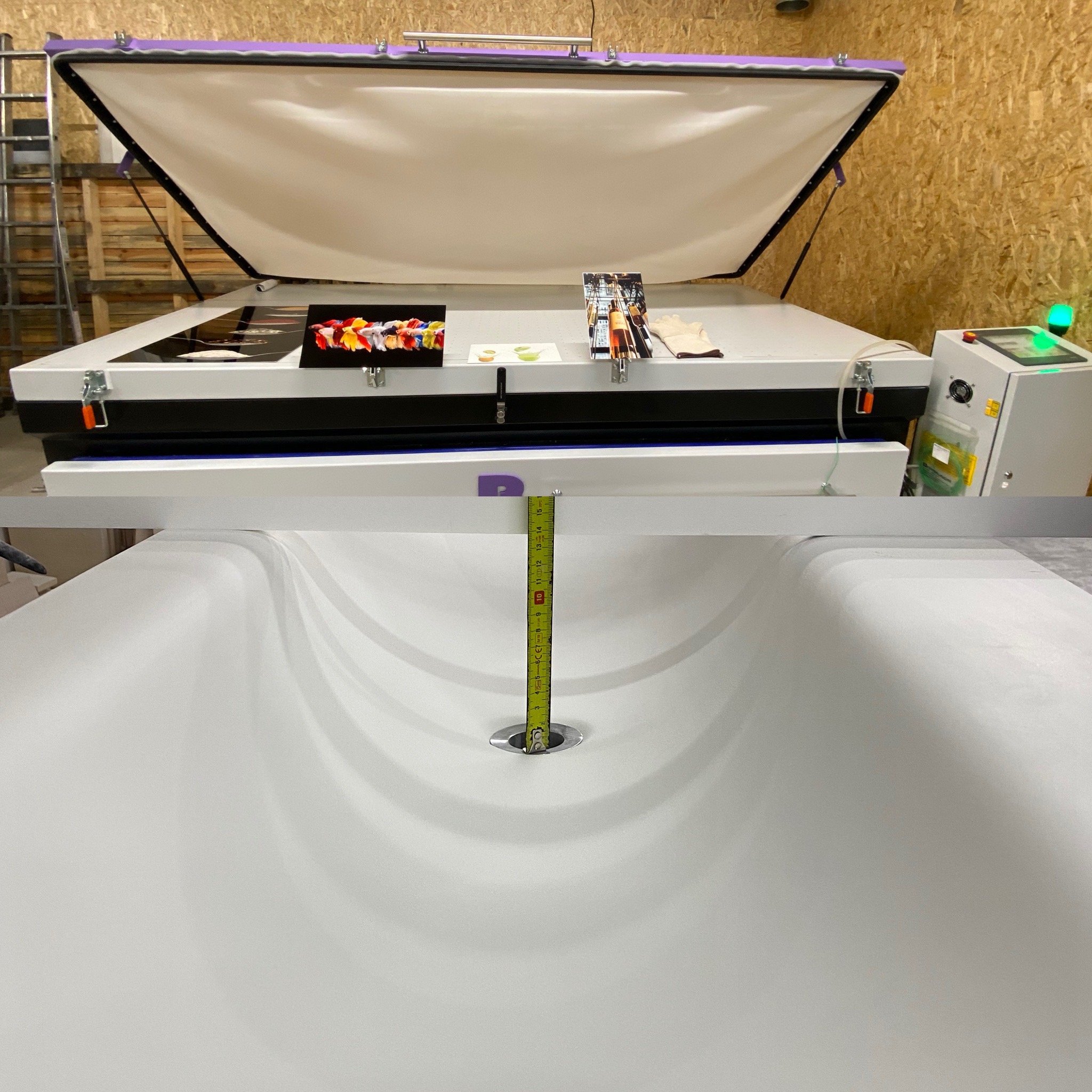 ¿A qué temperatura calentar las planchas de superficie sólida (Solid Surface)?